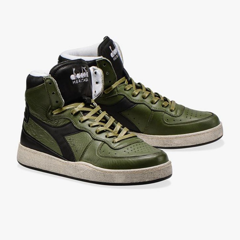 Basket Montante Diadora MI Basket Homme Vert | RNMKSVP-90