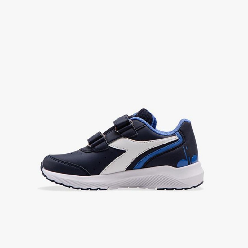 Chaussure Running Diadora Falcon Enfant Bleu Marine | HBQAKGT-45