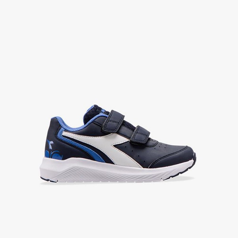 Chaussure Running Diadora Falcon Enfant Bleu Marine | HBQAKGT-45