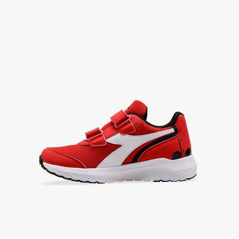 Chaussure Running Diadora Falcon Enfant Rouge | SWLKREV-08