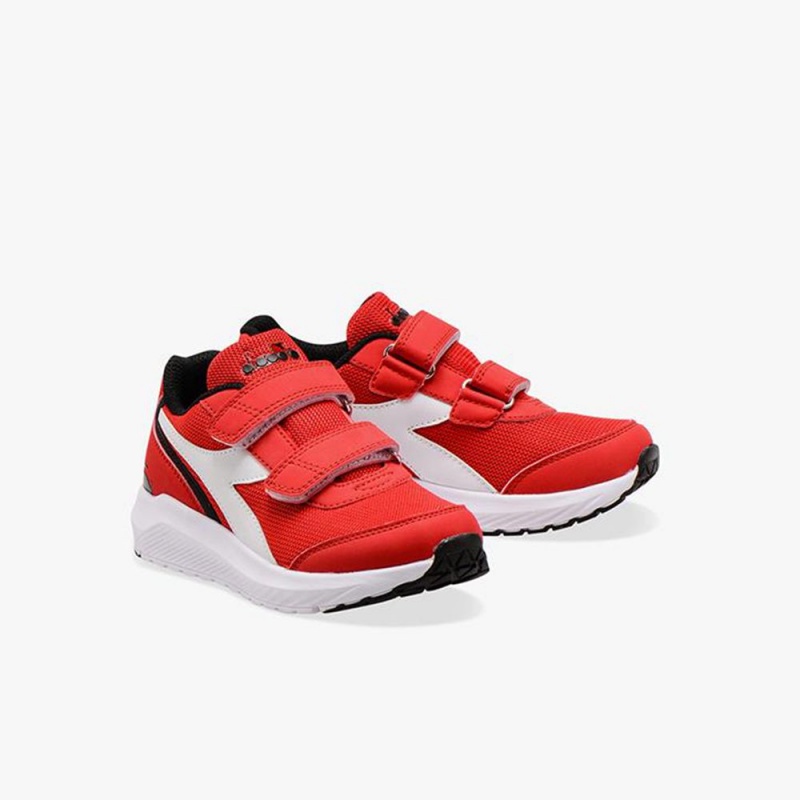 Chaussure Running Diadora Falcon Enfant Rouge | SWLKREV-08