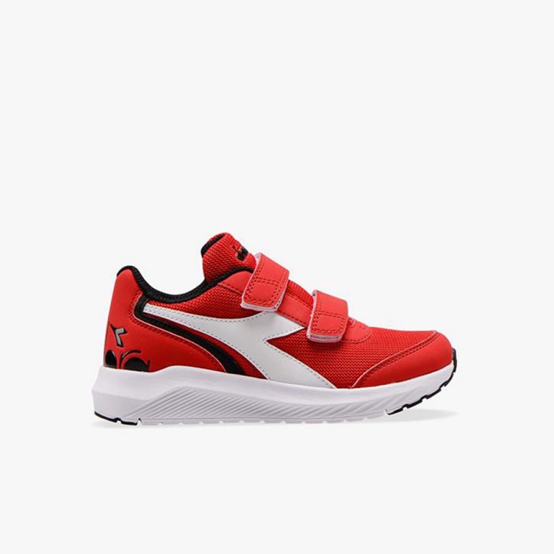 Chaussure Running Diadora Falcon Enfant Rouge | SWLKREV-08