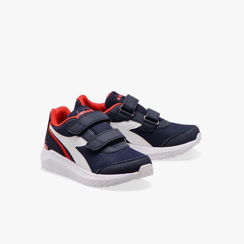 Chaussure Running Diadora Falcon Enfant Bleu Marine | PJDIKCO-69