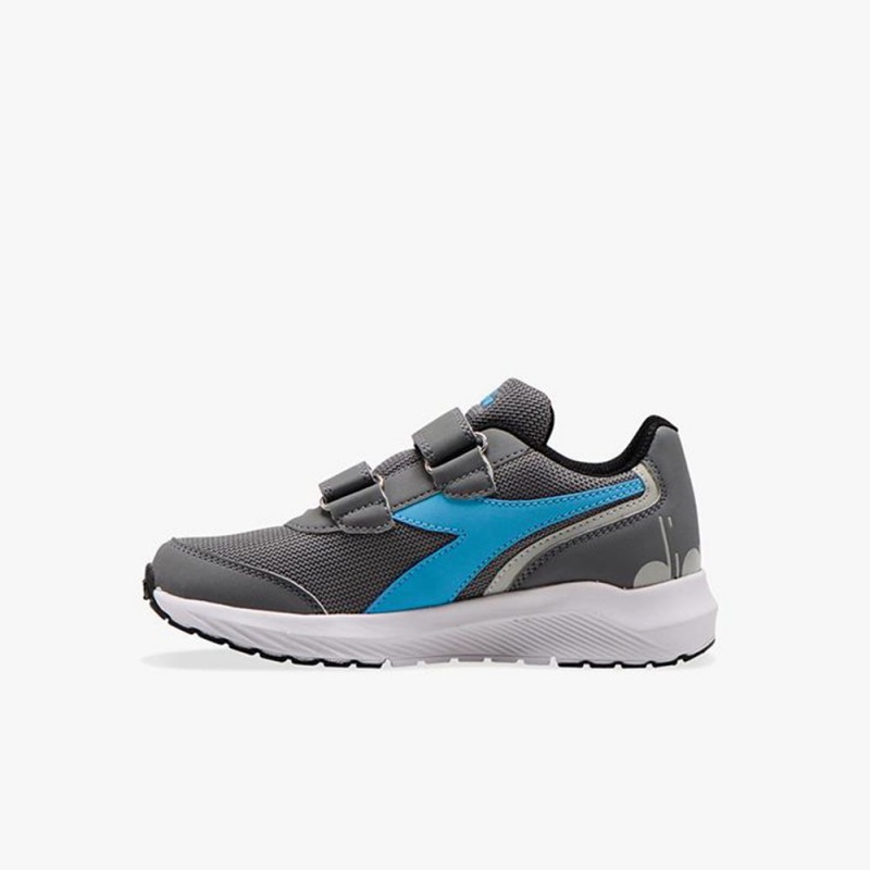 Chaussure Running Diadora Falcon Enfant Grise | LXQKCAJ-61