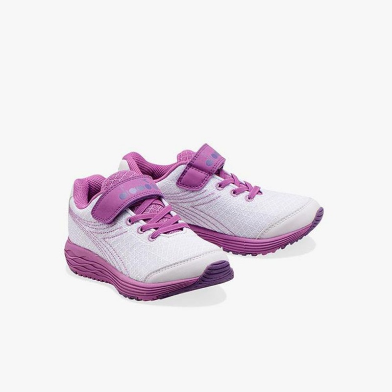 Chaussure Running Diadora Flamingo Enfant Blanche | XANYQLT-52