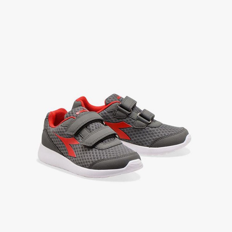 Chaussure Running Diadora Robin Enfant Grise | ANWEHKL-05