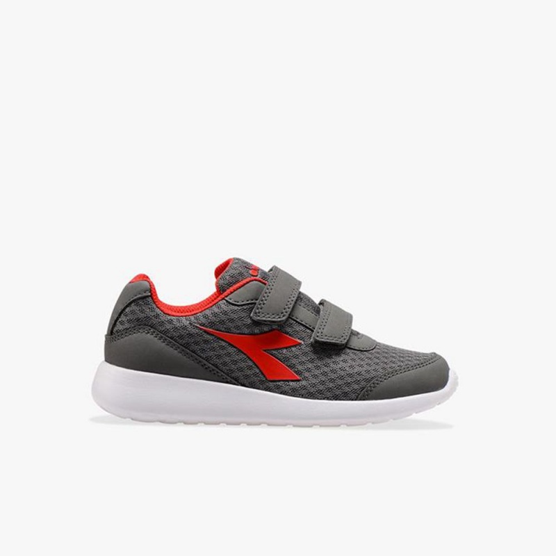 Chaussure Running Diadora Robin Enfant Grise | ANWEHKL-05