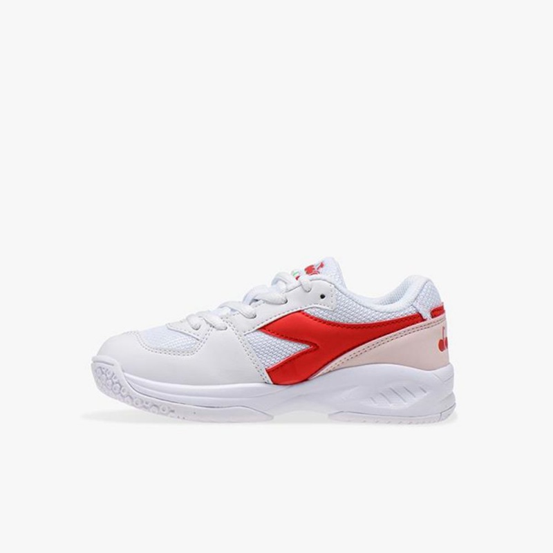 Chaussure Tennis Diadora S. Challenge Enfant Rouge | RTCAJZY-20