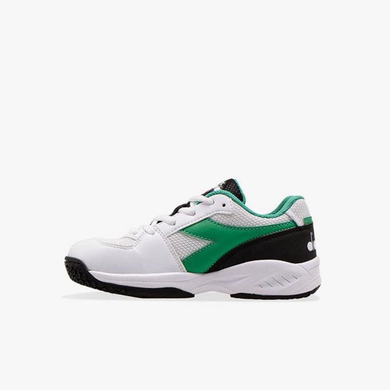 Chaussure Tennis Diadora S. Challenge Enfant Vert | UZDLBTF-05