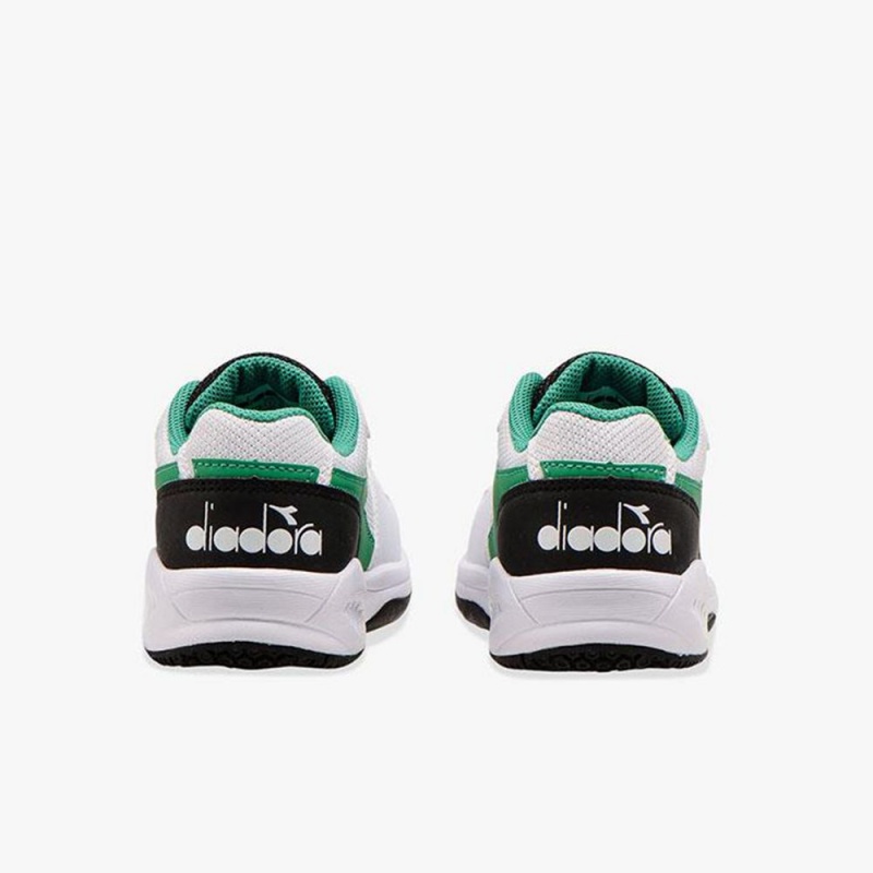 Chaussure Tennis Diadora S. Challenge Enfant Vert | UZDLBTF-05