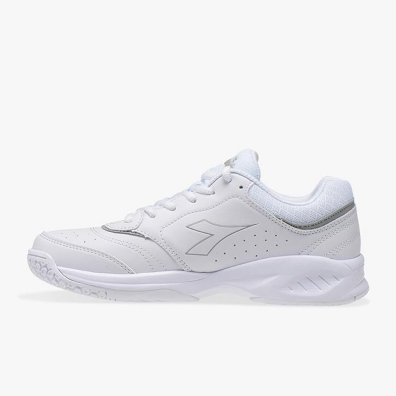 Chaussure Tennis Diadora Smash Femme Blanche | NWRVBSC-50