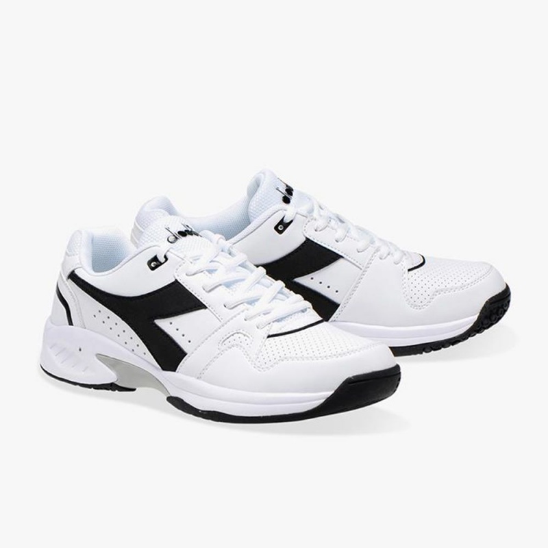 Chaussure Tennis Diadora Volee Homme Blanche | FXQMBWC-10