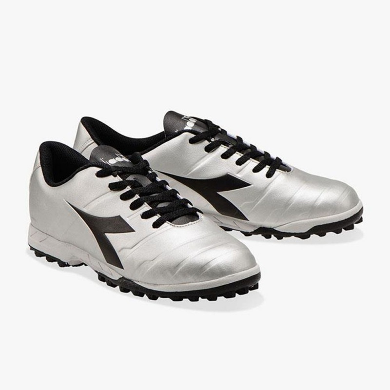 Chaussure de Foot Diadora Pichichi Homme Argent | MRVFSLA-08