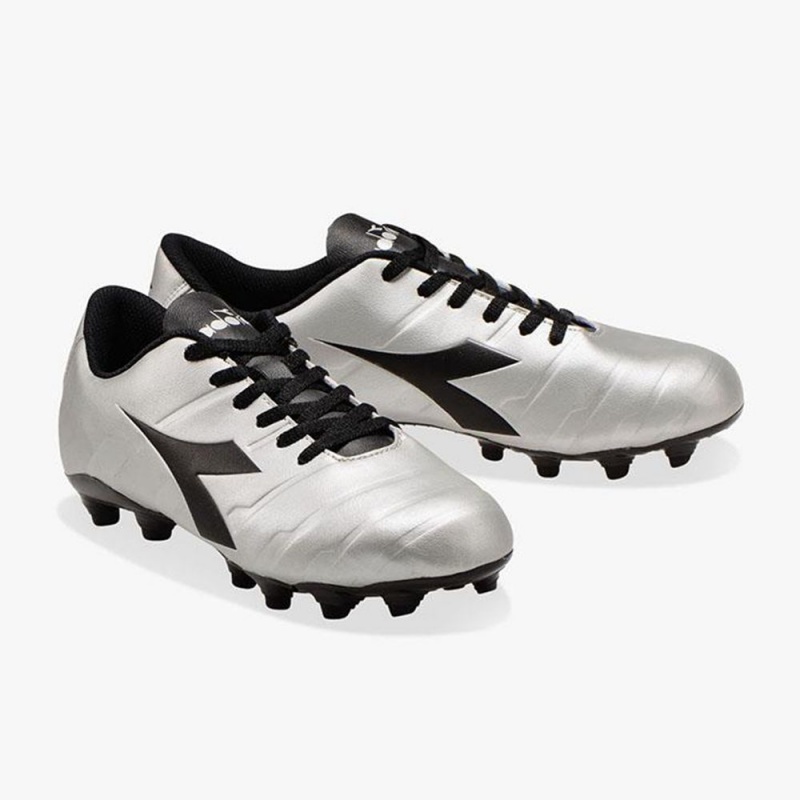 Chaussure de Foot Diadora Pichichi Homme Argent | XICDYEF-04