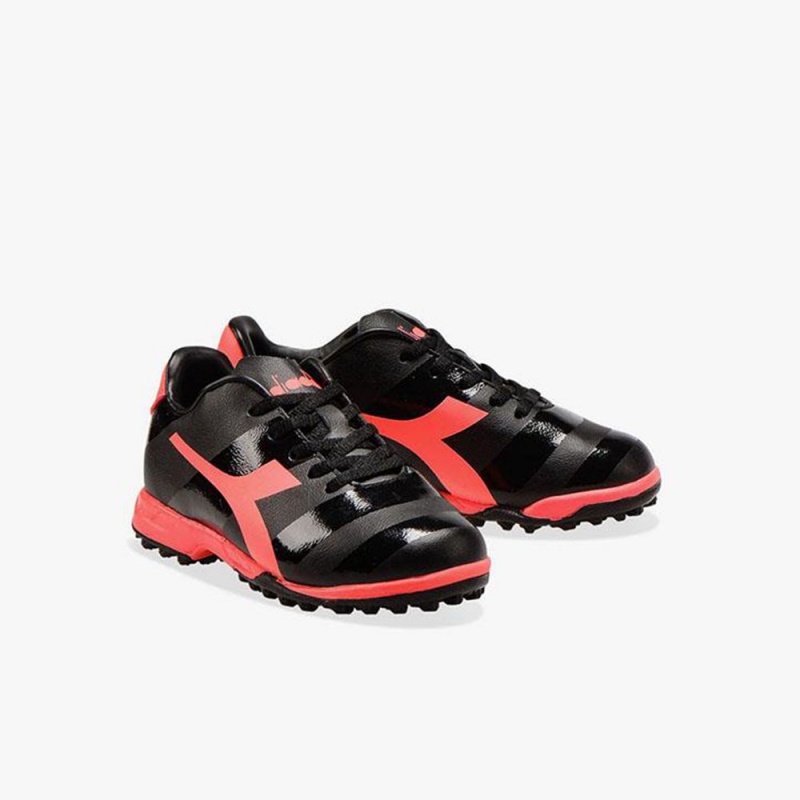 Chaussure de Foot Diadora Raptor Enfant Noir | YSPZHJA-15